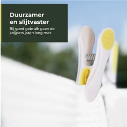 Gandria Wasknijpers 24 Stuks - Kunststof Wasknijpers - Set van 24 Plastic Knijpers - Wasrek Knijpers 10 Kg - 4 Kleuren — thumbnail 5