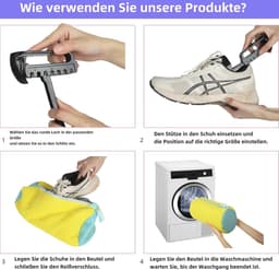 Set van 2 herbruikbare schoenwaszakken met 360° reiniging en geluidsreductie — thumbnail 4