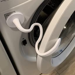 Magnetische wasmachine deurhouder - Universele deurprop voor de meeste wasmachines - Wit — thumbnail 1