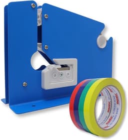 Zaksluiter voor zakken tot 12 mm dikte inclusief 4 kleurenset zaksluiting — thumbnail 1