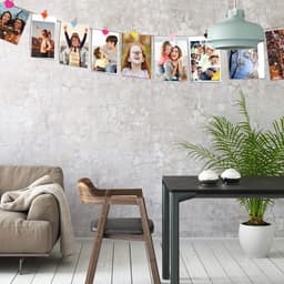 Houten wasknijpers 100 stuks natuur met jute touw voor fotokaarten decoratie — thumbnail 4