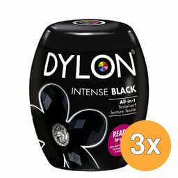 Dylon Textielverf Intense Black - 3 x 350 gr - Voordeelverpakking — thumbnail 3
