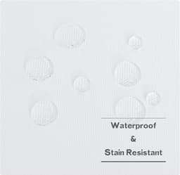 Waterdichte Buitengordijnen voor Balkon en Tuin, Wit, Inclusief Klittenband — thumbnail 5