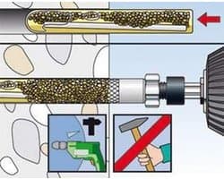 Binnendraad Anker RG 18 x 125 M12 voor Mortelbevestiging