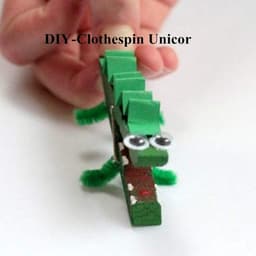 Houten Wasknijpers - Mini Clips - Foto's Ophangen - Met Jute Touw - 50 stuks - Groen — thumbnail 5