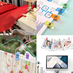 100 Stuks Multifunctionele Stofklemmen voor Naaien, Quilten en Knutselen — thumbnail 2