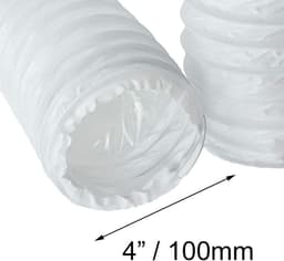 Ventilatieslang Droger - Afvoerslang - Droger Ontluchting - Flexibele Slang - 4 Meter — thumbnail 2
