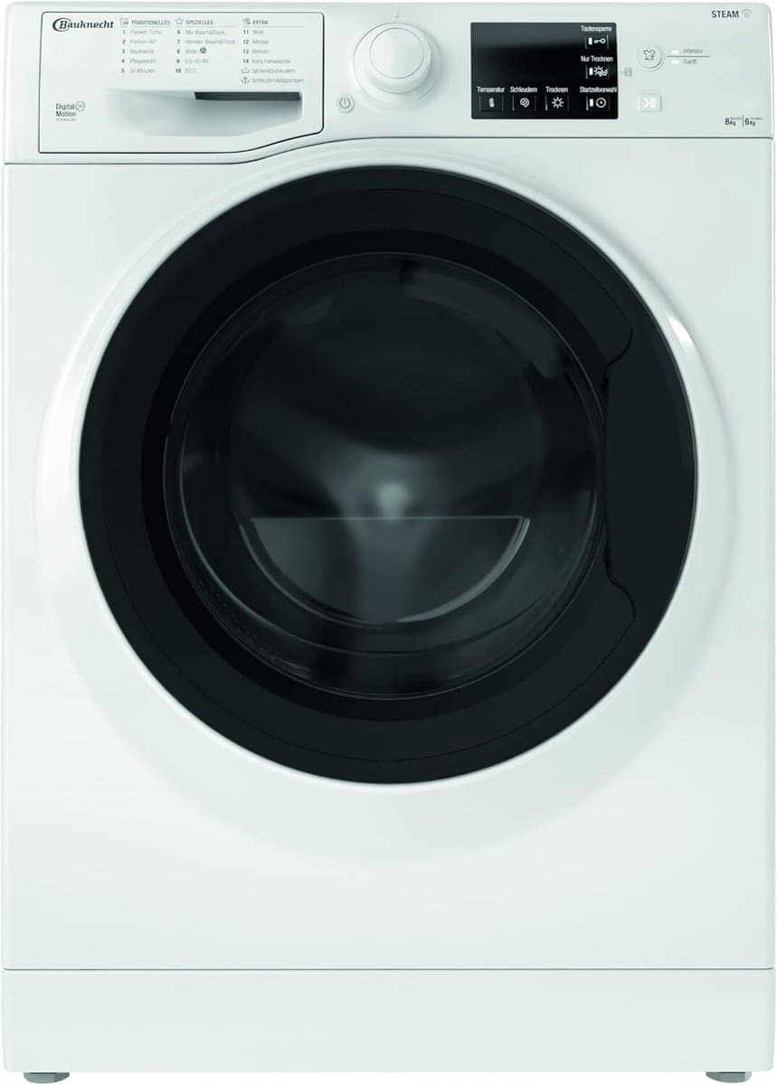 Bauknecht | WATK Sense 86 DC | wasdroogcombinatie | 8-6 kg | Duits display — afbeelding 1