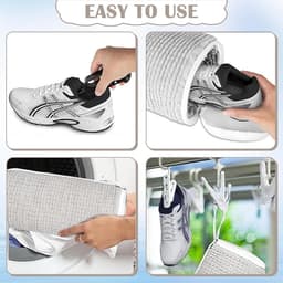 2 stuks Lets Joy schoenwaszakken - waszakken voor schoenen met ritssluiting en herbruikbaar - duurzame waszakken voor in wasmachine — thumbnail 2