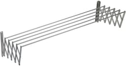 Sauvic 90 Cm Uitschuifbare Aluminium Waslijn Zilver — thumbnail 1