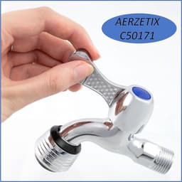 Allecto Plus - Wandmontagekraan voor koud water met beluchter - Kaneel - Vernikkeld — thumbnail 5