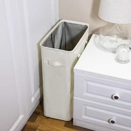 Slanke Opvouwbare Wasmand - Stevige Kleine Wasmand Met Handvat — thumbnail 5