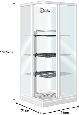RFWR® Modulair toren-droogrek van staal met 40 m drooglengte — thumbnail 5