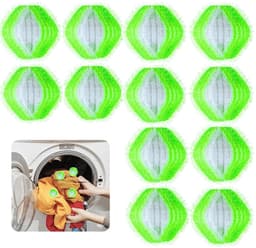 Dierenhaarverwijderaar - Wasmachine Accessoire - Set van 12 — thumbnail 1