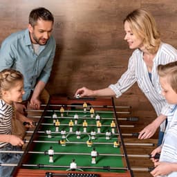 JGS Premium - Tafelvoetbalballen 8 stuks 32 mm - Draagbare mini-tafelvoetbalballen - Volwassenen en kinderen - Zwart en wit — thumbnail 3