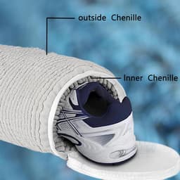Inovra Plus - Herbruikbare wasmachine-zakken voor schoenen - Set van 2 - Efficiënte reiniging - Grijs — thumbnail 3
