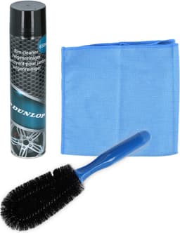 All Ride auto velgen schoonmaken set - borstel/spray/doek - velgenreiniger pakket — thumbnail 1