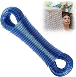 30 Meter Sterk Waslijn Touw met Stalen Kern - 3mm Diameter Waterdicht en Roestvrij — thumbnail 1