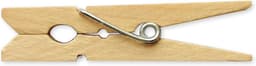 Houten Knijpers Klein (4,8 cm) - Decoratieve Waslijn Pinnen voor Knutselen en Decoratie - 50 Stuks — thumbnail 1