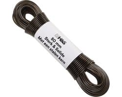 Extra sterke waslijn - 50 meter lange PVC wasdraad met stalen kern - Drooglijn voor buiten - Ø 4 mm