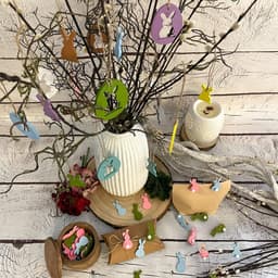 Mini Houten Wasknijpers voor Pasen – Decoratieve Hazenklemmen in 54 Kleurrijke Stukken — thumbnail 4