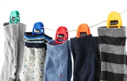 5 stuks sokkenklemmen voor wasmachine en droger - Roze sokkenhouder — thumbnail 5