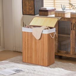 Wasmand / wasmand FALSTER XL B bamboe hjh LIVING — thumbnail 3