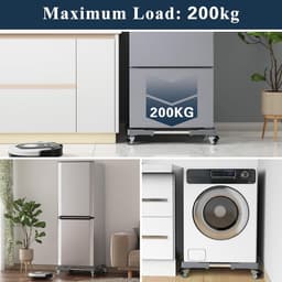 Verrijdbaar Onderstel voor Wasmachine en Droger - Verstelbaar in Breedte — thumbnail 4
