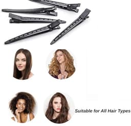 Krokodillentang Haarclips 3,5 inch voor Professionele Kapsels - Duurzame Metalen Clips voor Vrouwen en Meisjes — thumbnail 5