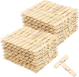 Inovra Plus - Bamboe Pinnen Wassen - 200 stuks voor Waslijn en Woondecoratie — thumbnail 1
