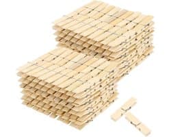 Inovra Plus - Bamboe Pinnen Wassen - 200 stuks voor Waslijn en Woondecoratie