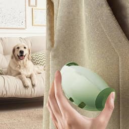 Herbruikbare pluisrollers - 2 stuks - wasbaar - voor kleding, broeken, bank - lichtgroen en wit — thumbnail 4