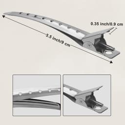 Roestvrije Metalen Duck Bill Haarspeldjes - 24 Stuks, 3,5 Inch - Ideaal voor Kapsels en Styling — thumbnail 2
