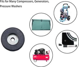 Anti Trillingen Voet Pad Isolator Rubber Bumper Voor Compressoren, Generatoren en Hogedrukreinigers - 4 Stuks — thumbnail 4