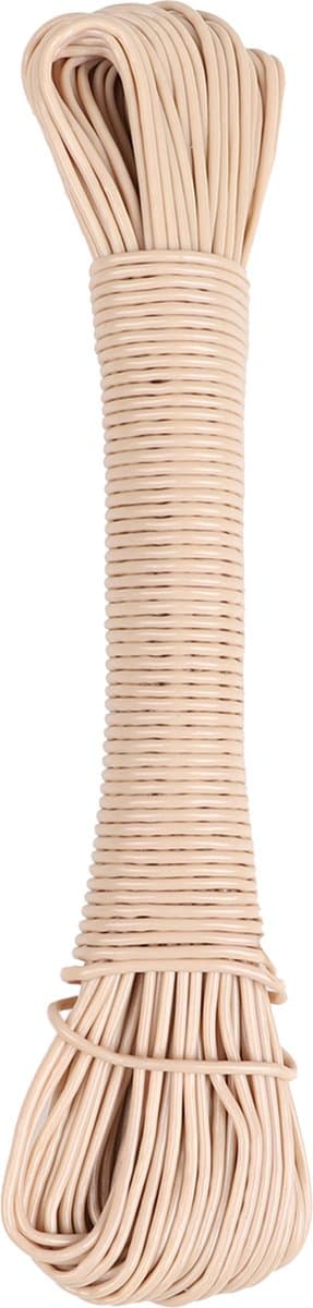 Urban Living Waslijn - 20 meter - PVC - beige - drooglijn / waslijndraad - wasgoed ophangen — afbeelding 1
