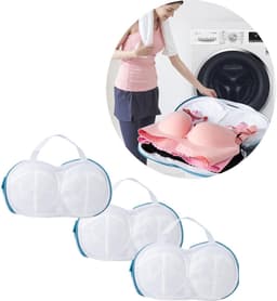 Waszakjes met rits - waszakken voor wasgoed - Wasnetten - Waszakje Lingerie - waszakje bh - waszakjes wasgoed - Wasnetje -Wassorteerder - Waszak Bh - BH zakjes - waszakjes met rits voor bh - BH Waszakken - 3 Stuks — thumbnail 1