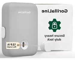 Intrekbare waslijn voor binnen en buiten | Heavy Duty kleding drogen waslijn | Wandmontage droogrek kledinglijn | Intrekbare opknoping | Kenmerken Secure Lock System