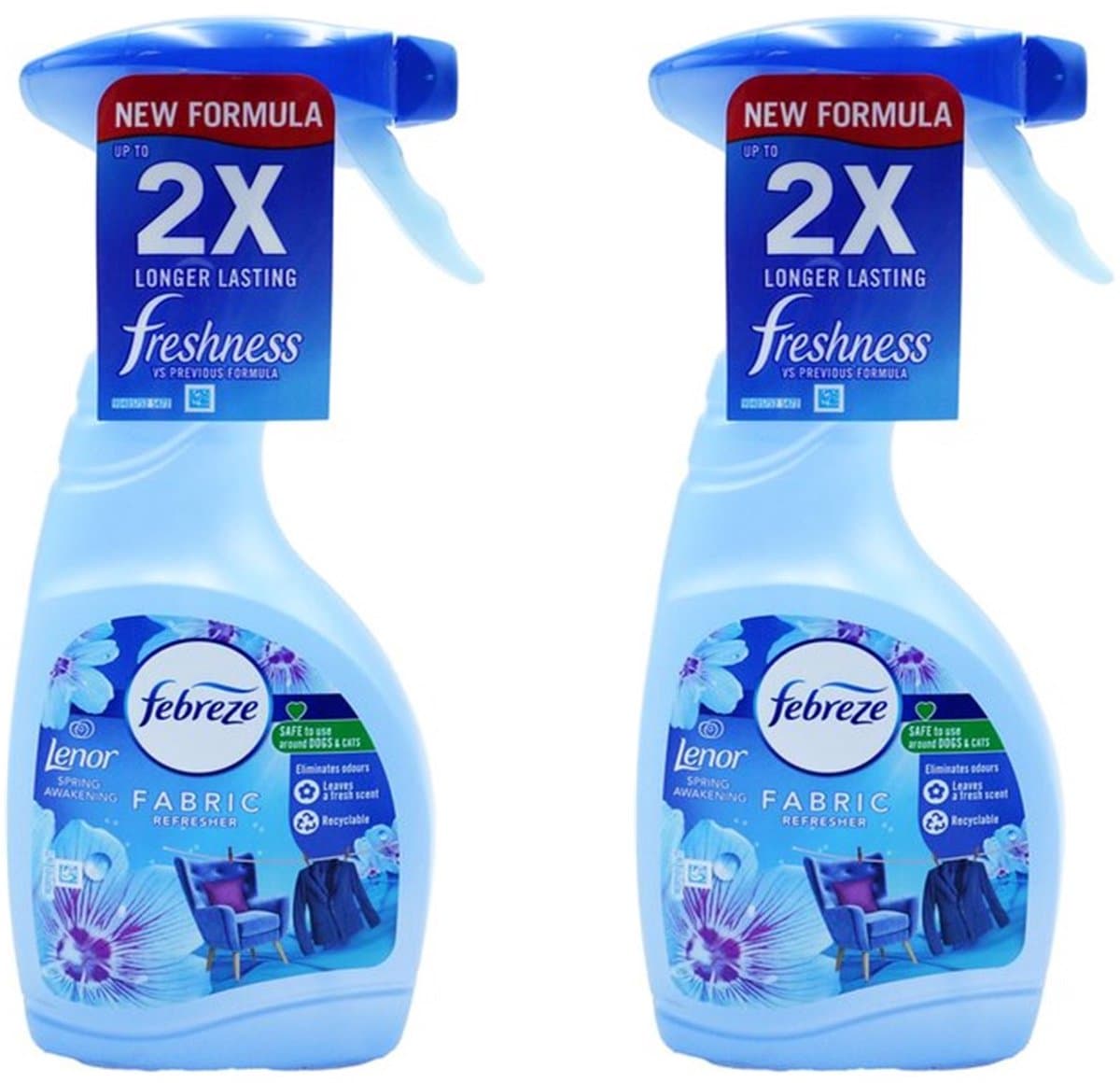 Febreze - Textile Freshener - Stofrevfrisser - Spring Awakening - 2 X 500 ml — afbeelding 1