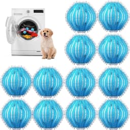 Vitdipy - 12 stuks - Wasballen - Drogerballen - Anti haar - Ook geschikt voor dierenharen - Sneller droog — thumbnail 1