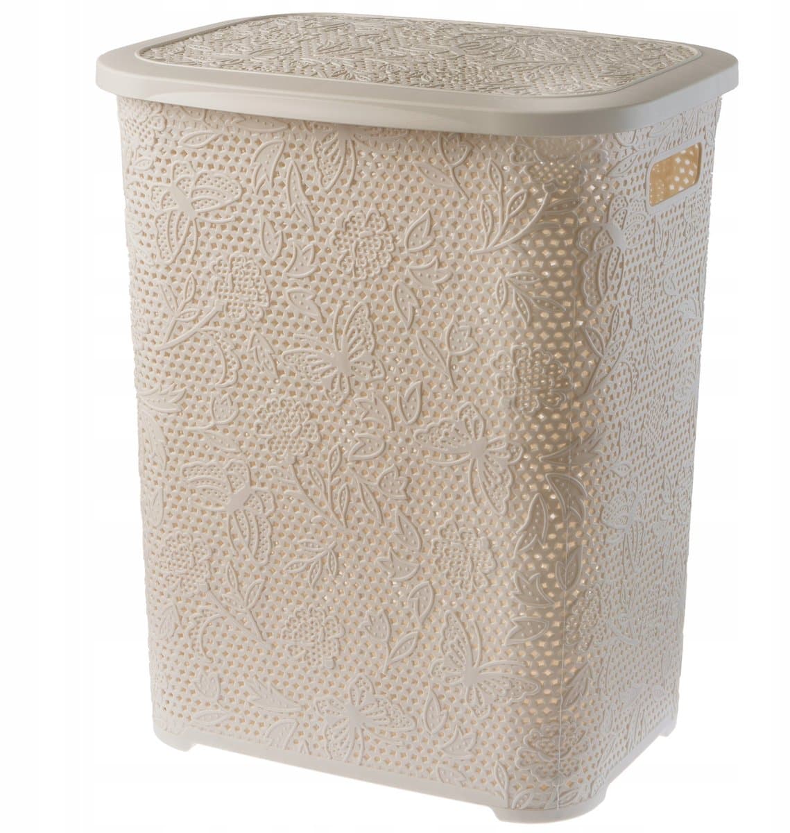 KADAX K135 Serie Wasmand 55L Crème Kunststof Duurzaam — afbeelding 1