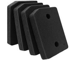 4 stuks filters - geschikt voor Miele T1-droger – Basisfilter voor droger – Candy-drogerfilter-9164761 – Reserveonderdeel – Spons – Accessoire geschikt voor Miele-warmtepompdroger — afbeelding 1