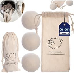 Drogerballen Wollen 7 cm 3 stuks - Droger ballen - Droogballen - Herbruikbaar - Wasdrogerballen - Energiebesparend — thumbnail 4
