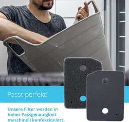 Filter voor Miele 9164761 droger warmtepompdroger, fijn - grof, 207 x 157 x 30 mm, sponsfilter, filtermat, condensdroger, pluisfilter, schuimfilter spons (1 stuks) — thumbnail 4