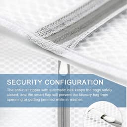 Mesh waszak 5-pack - Draagbare honingraatwaszak met ophanglus - Speciale waszak voor ondergoed, bh's, sokken, babykleding, maskers — thumbnail 5