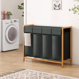 Equivera Wasmand 4 Vakken - Wasmand - Wassorteerder - Wasbox — thumbnail 3