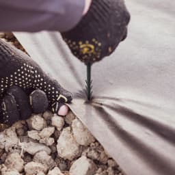 Sillar, grondankers, 12 cm, voor geotextiel, gaas, folie, UV-bestendig, stabiel en duurzaam, PP-kunststof, sterke tuinankers voor het bevestigen van tuinslangen, geotextiel, 200 stuks — thumbnail 2
