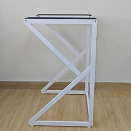 SERALUXE - Wasmachine Kast - Wasmachine Verhoger- Metaal - Wit - Universeel Wasmachine en Droger Kast - Wasmachine Ombouw - Wasmachinerek - Wasmachine Sokkel- Robuust - Stabiel - Stevig - Anti Vibratie — thumbnail 3
