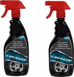 Dunlop Auto onderhoud velgen reiniger - 2x stuks - 500 ml - spray bus - schoonmaakmiddel — thumbnail 2