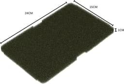 5x filter geschikt voor Beko Blomberg spons droger - filter wasdroger 240x155mm - 2964840100 - 2964840200 - warmtewisselaar droger — thumbnail 4