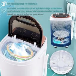 Gratyfied - Kleine Wasmachine - Draagbare Wasmachine — thumbnail 2